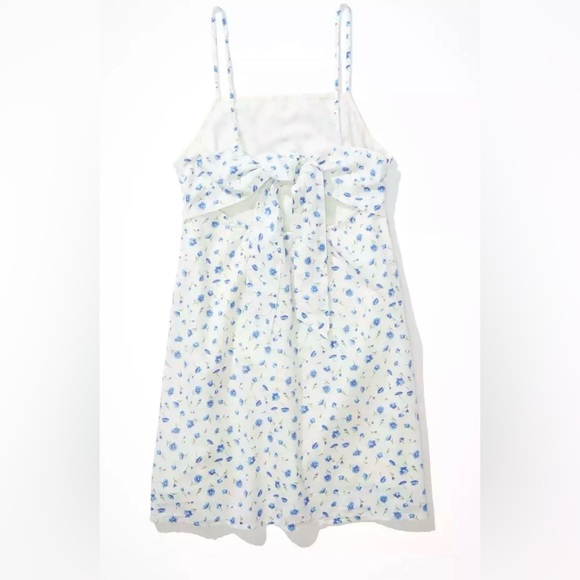 Floral Tie-Back Mini Dress - Picture 5 of 8